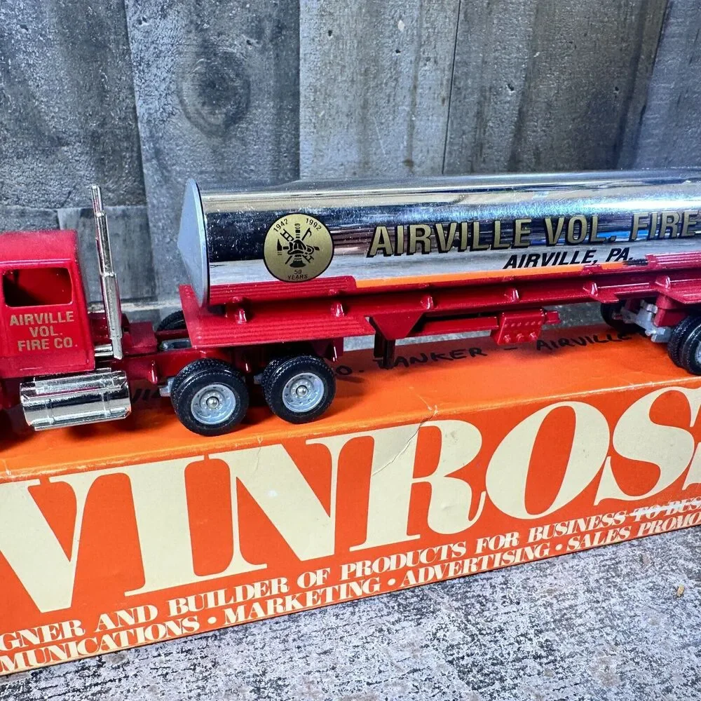 Winross Airville,‎ PA Fire Company Tanker 1/64 Red Airville Volunteer Fire Co